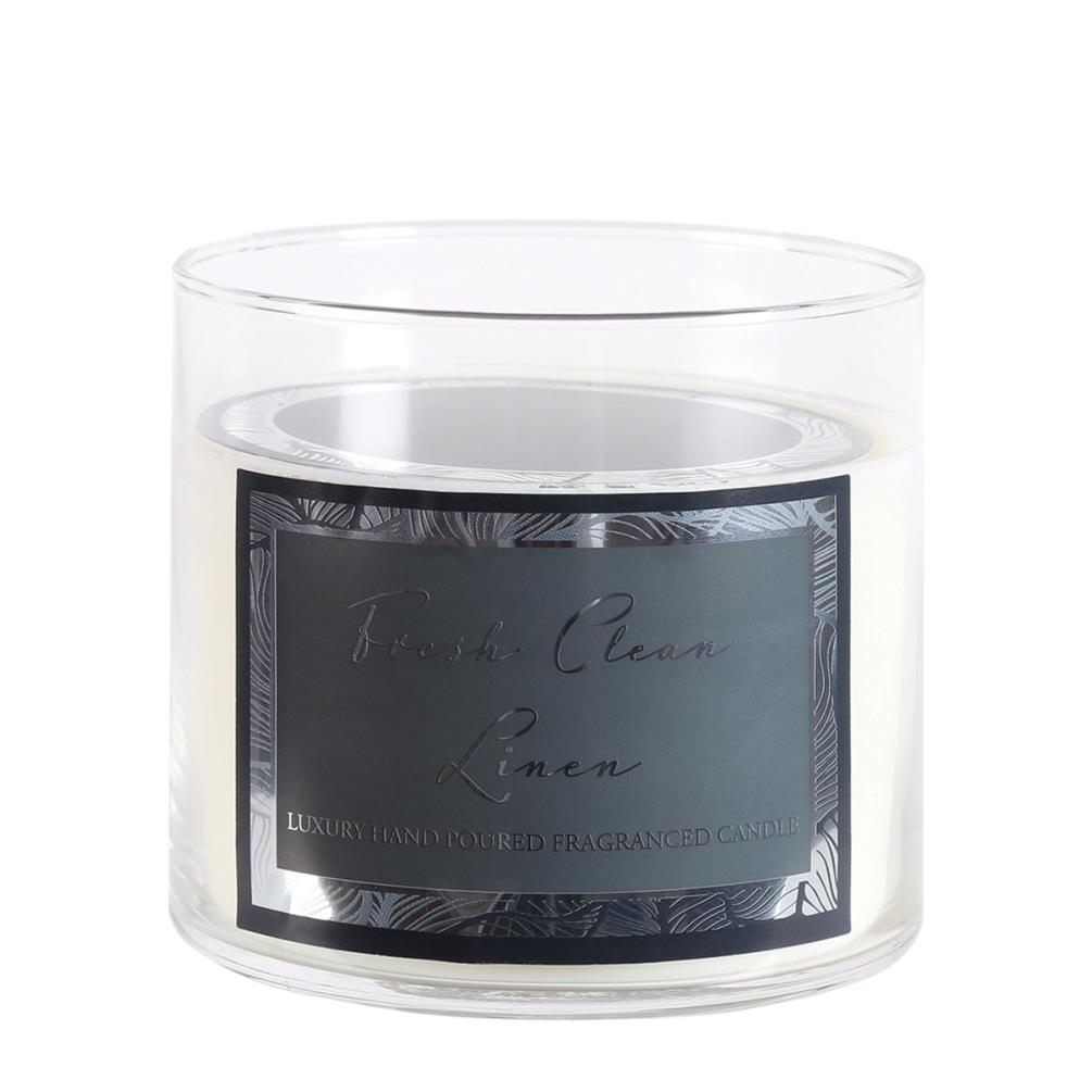 Woodbridge Fresh Clean Linen Tumbler Jar Candle £7.19